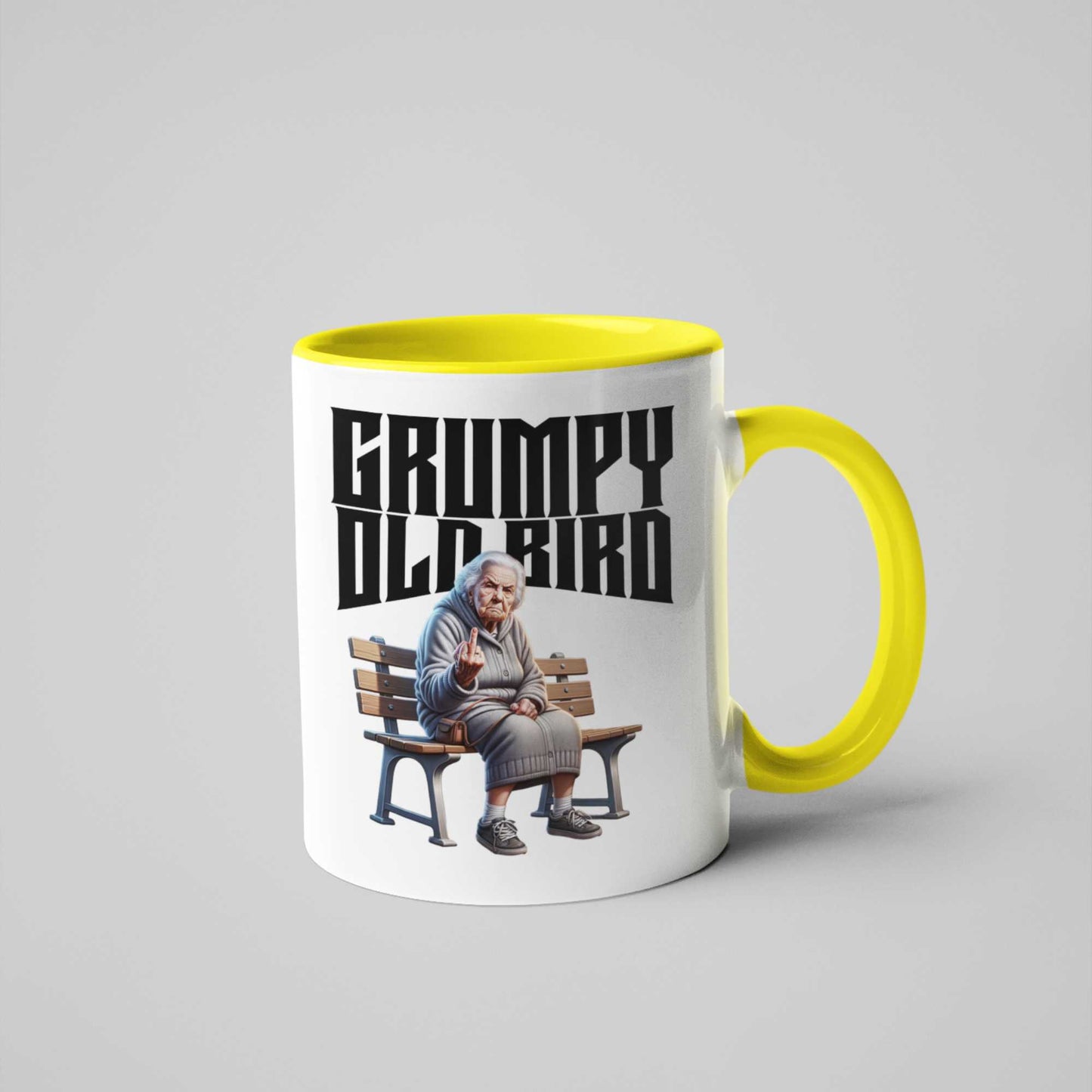Grumpy Old Bird Funny Rude Mug for women