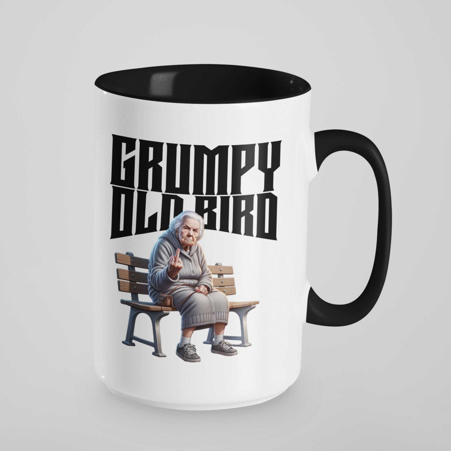 Grumpy Old Bird Funny Rude Mug for women