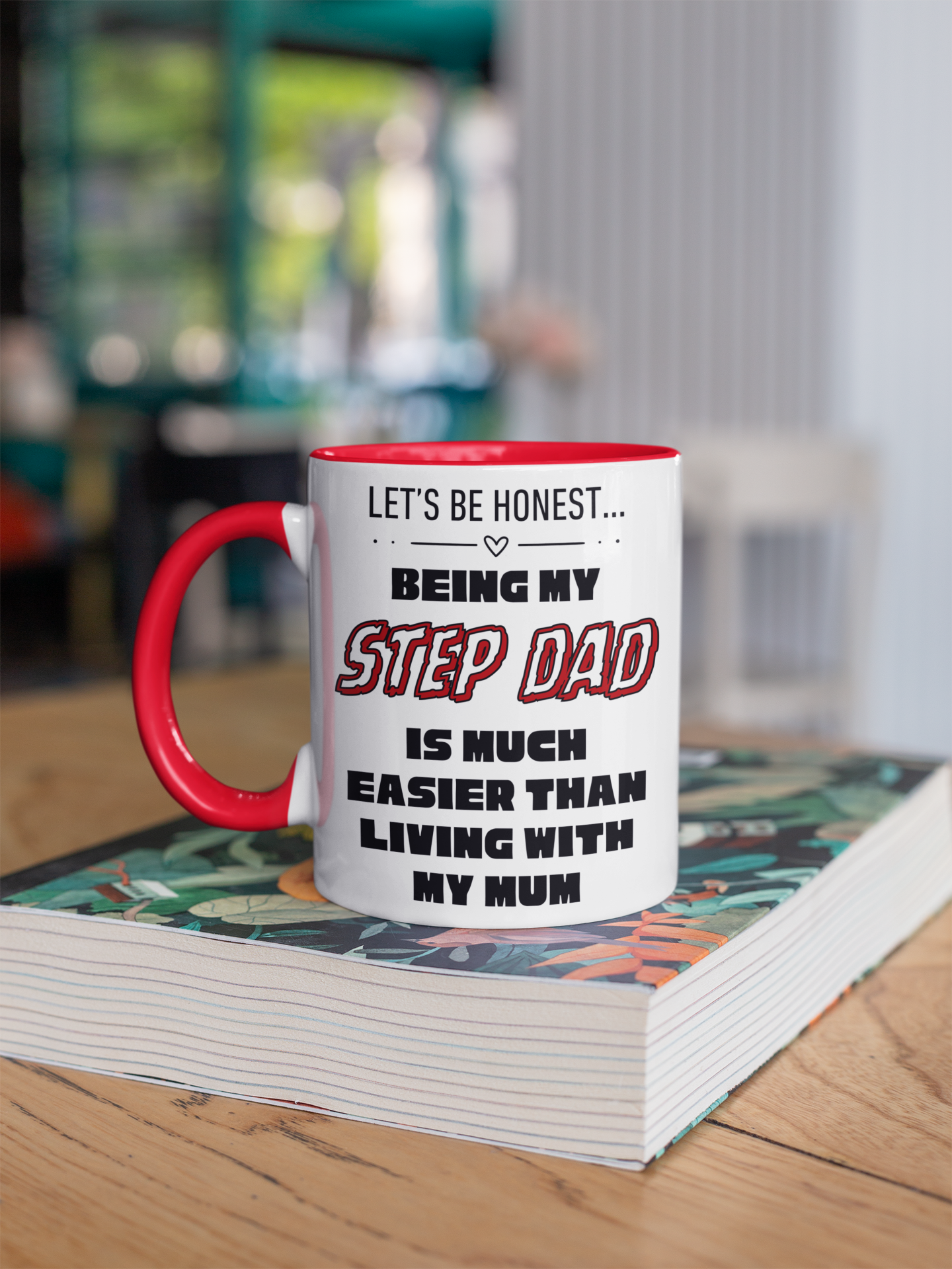 Step dad funny mug