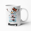 Kids Christmas Personalised mug with name for kids Children snowman gnome xmas gingerbread