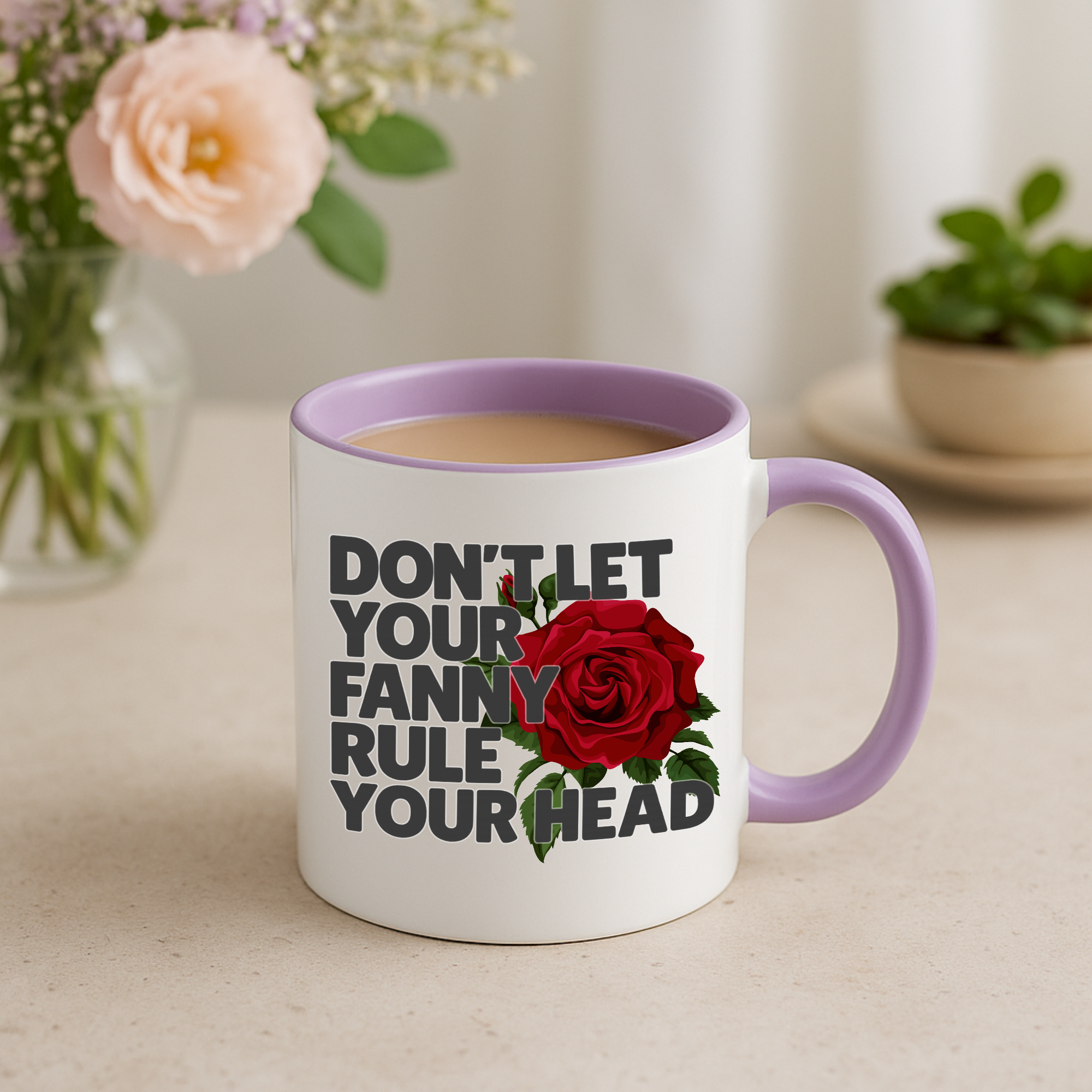 Don't Let Your Fanny Rule Your Head Mug – Movie Merch from Wax Whips & My Hairy Bits