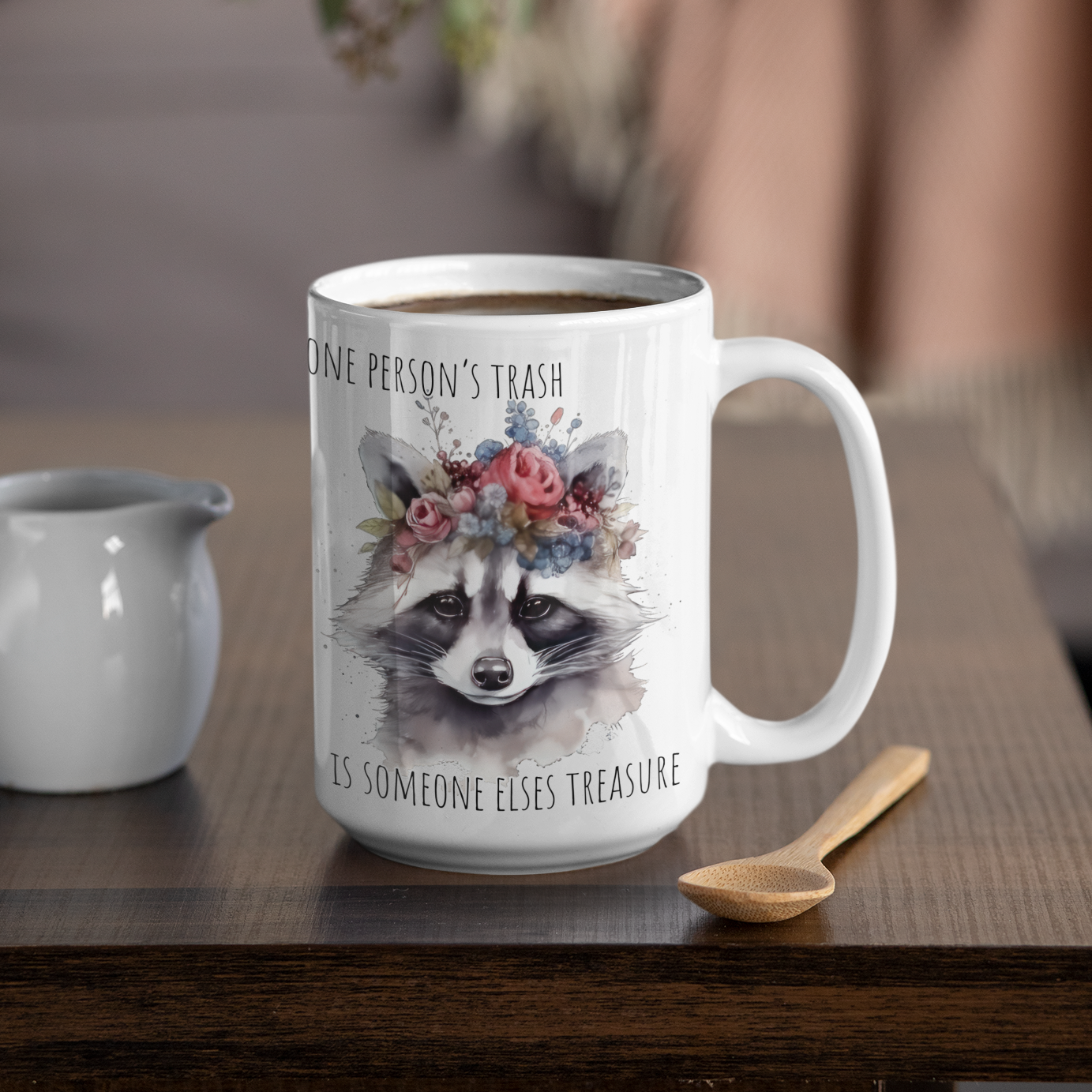 Raccoon One person's trash is someone else treasure quote mug tumbler collection gift set