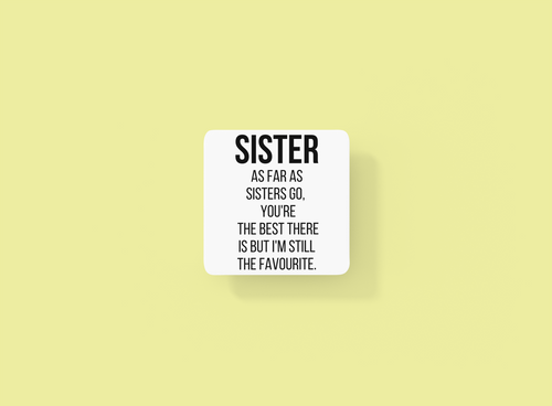 Best sister funny coffee mug