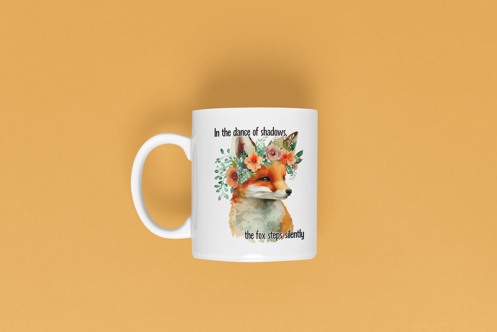 Fox quote mug tumbler coaster set for birthdays of Christmas