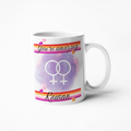Lesbian flag pride LGBTQIA personalised mug