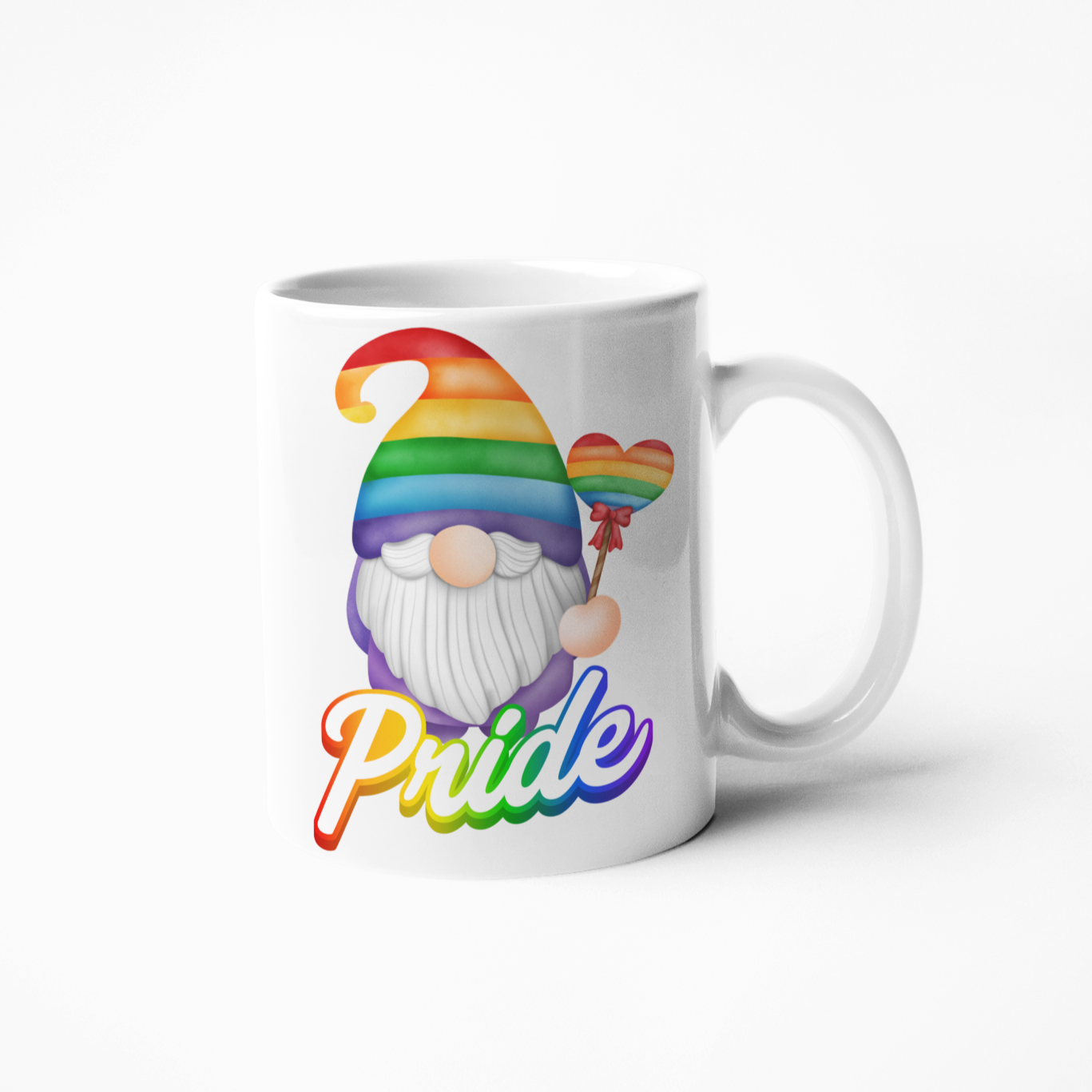Gnome lolly gay pride LGBTQIA coffee mug