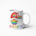 Gnome lady gay pride LGBTQIA coffee mug