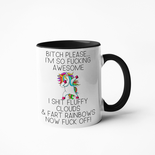 Bitch please unicorn coffee mug