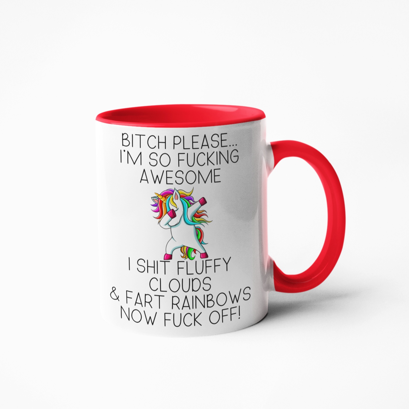 Bitch please unicorn coffee mug