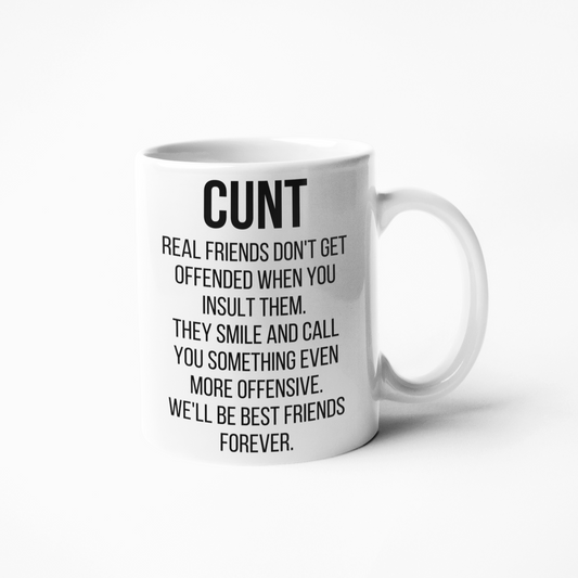 Best friend cunt funny coffee mug