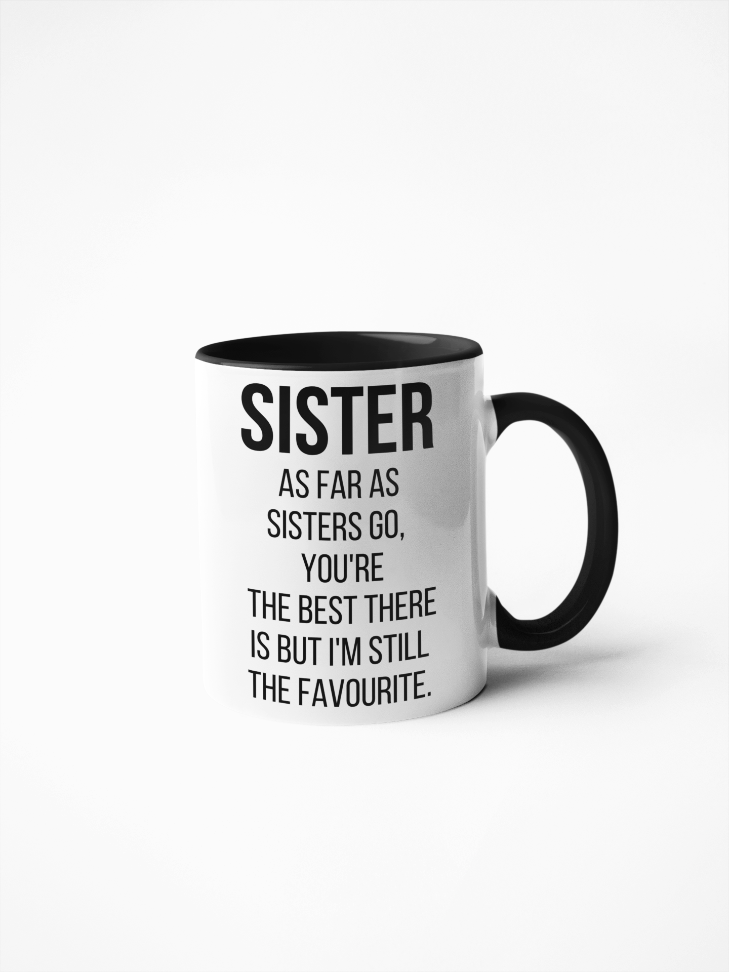 Best sister funny coffee mug