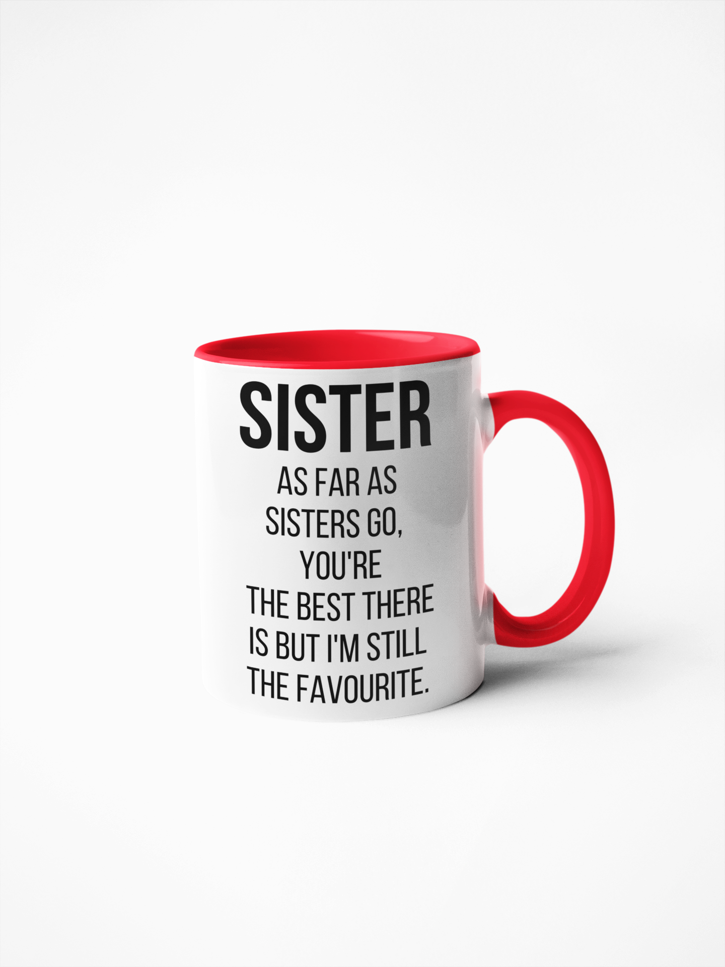 Best sister funny coffee mug