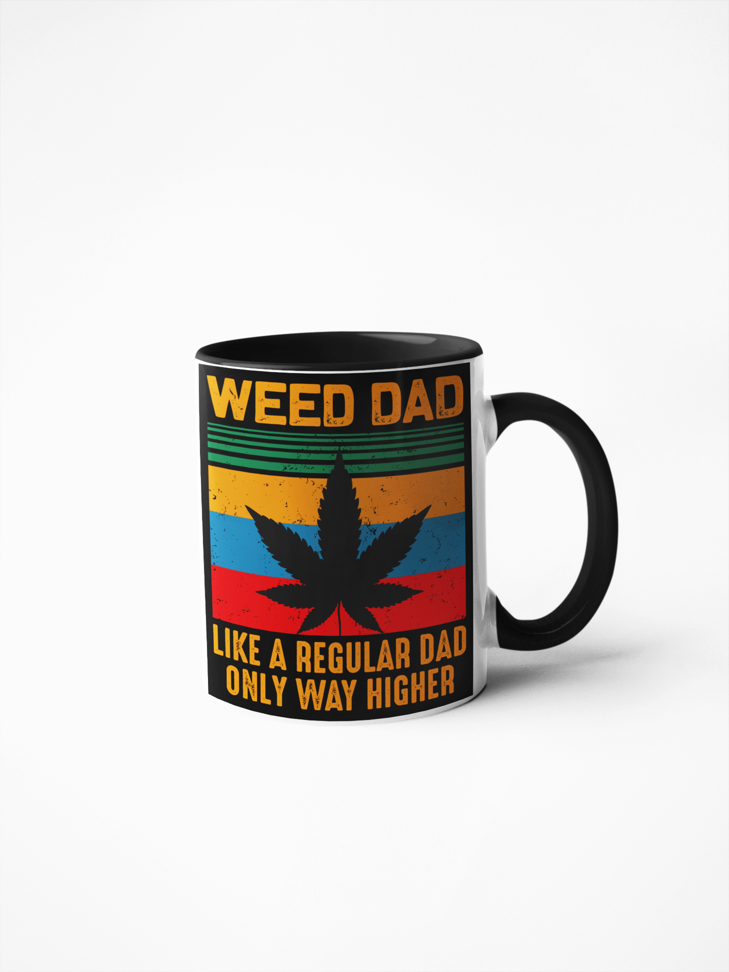 Weed dad cannabis smoker coffee mug