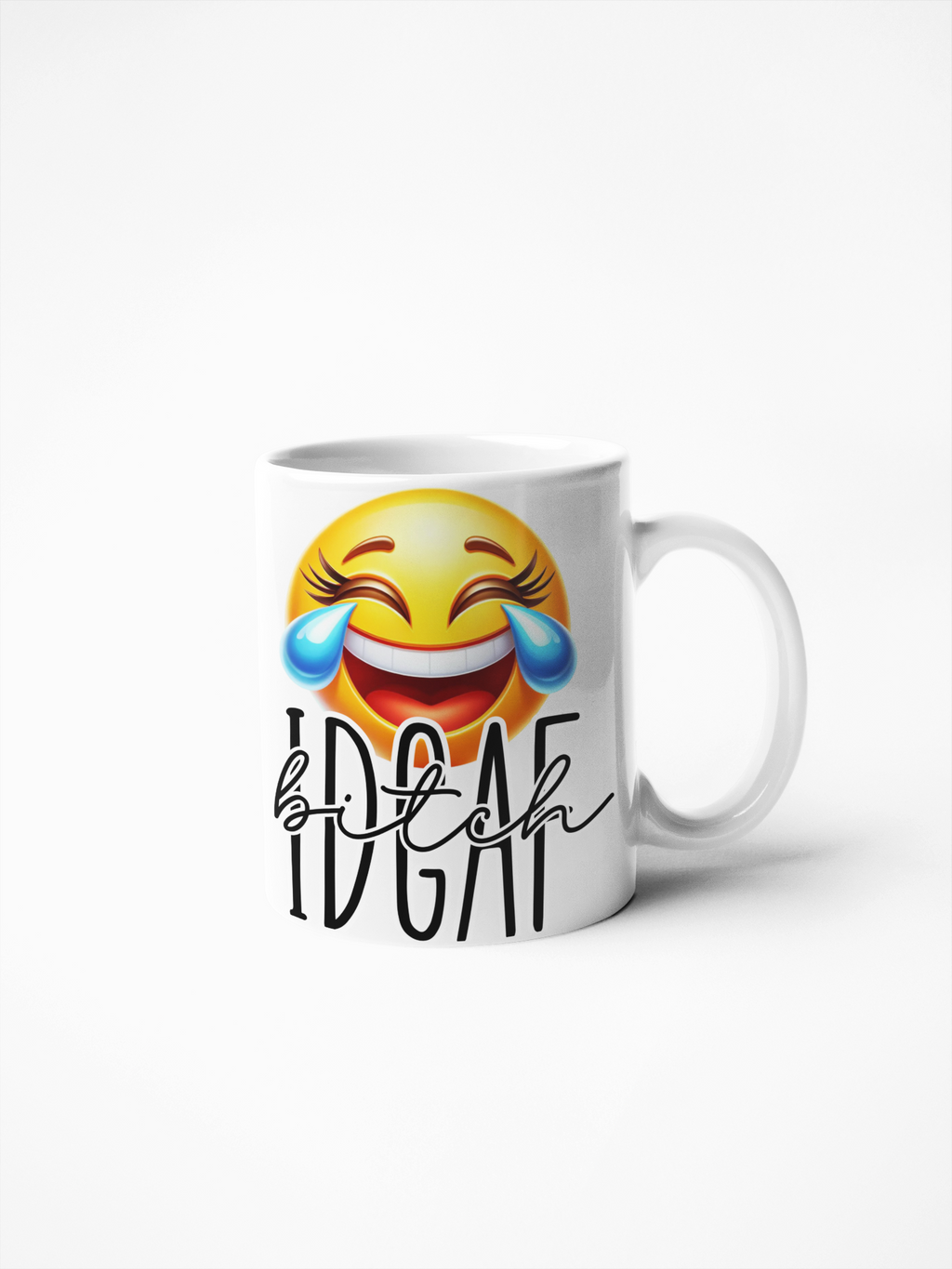 IDGAF Bitch Mug Funny Rude Mugs For Her, Personalised Mugs UK, Unique Gag Gift Ideas