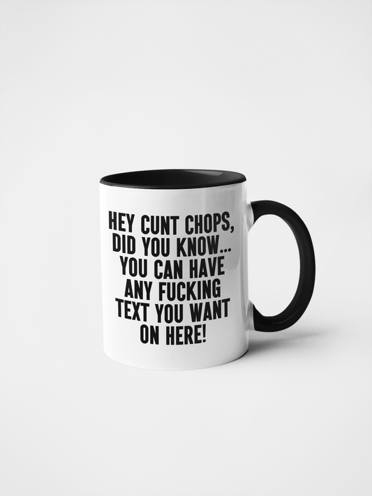 Custom made Mugs or Tumblers With Any Text or Photos