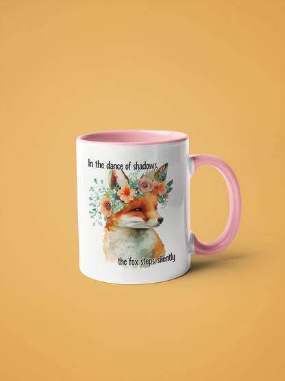 Fox quote mug tumbler coaster set for birthdays of Christmas