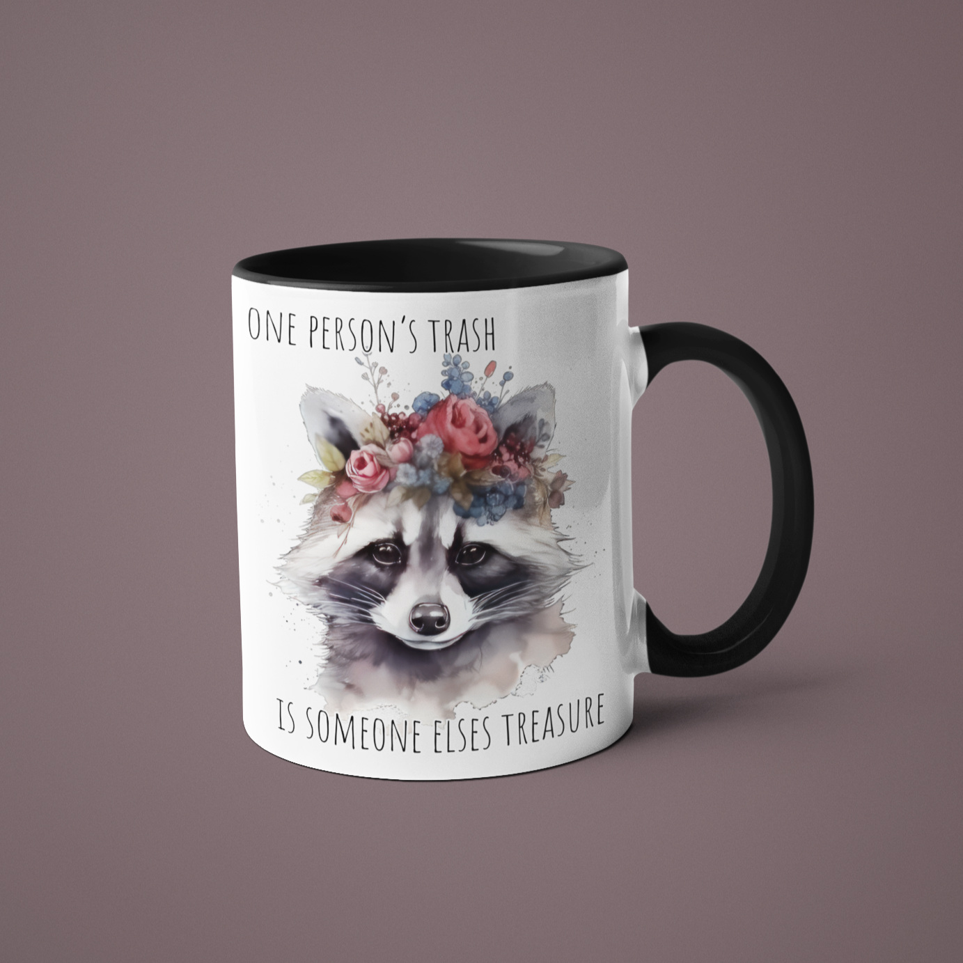 Raccoon One person's trash is someone else treasure quote mug tumbler collection gift set