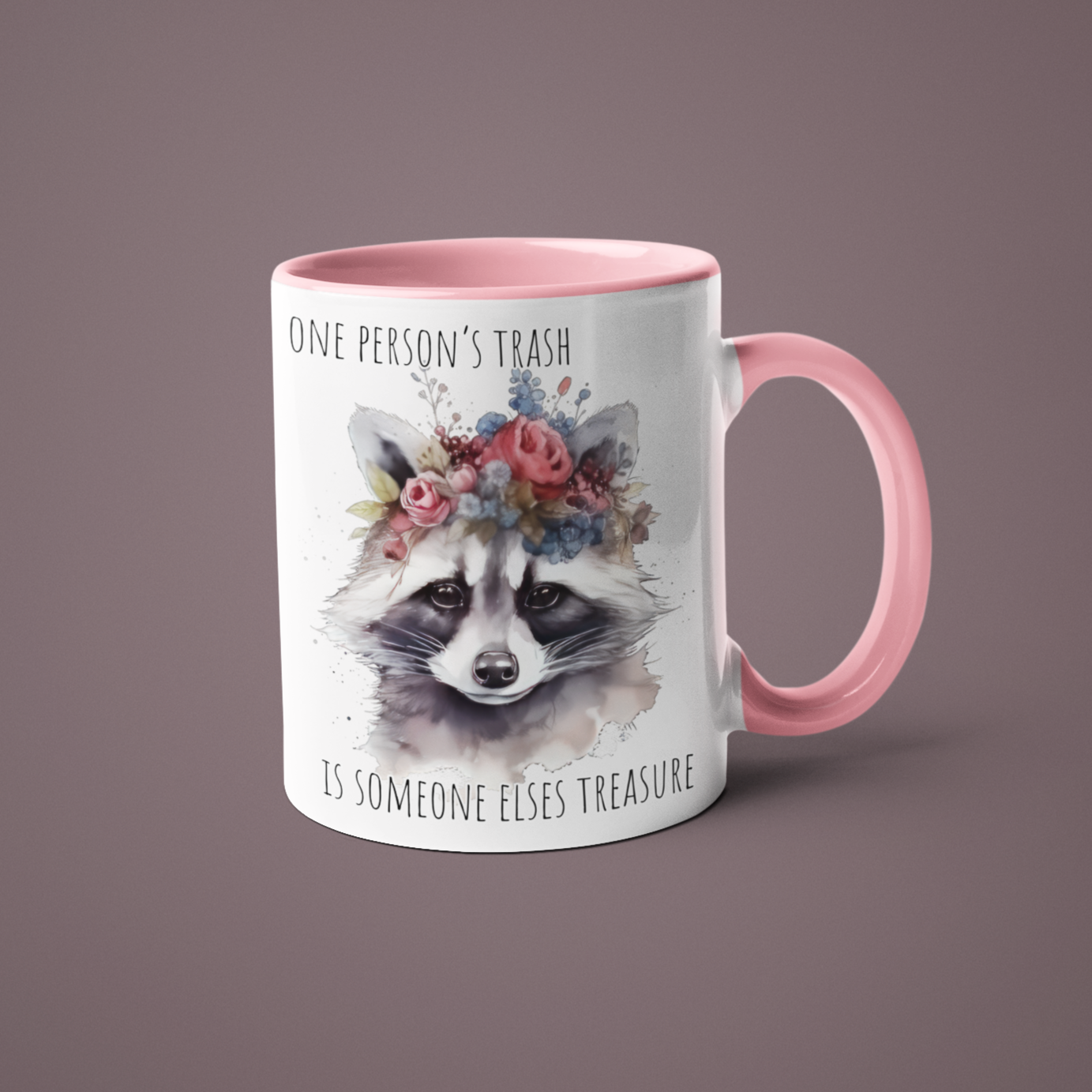 Raccoon One person's trash is someone else treasure quote mug tumbler collection gift set