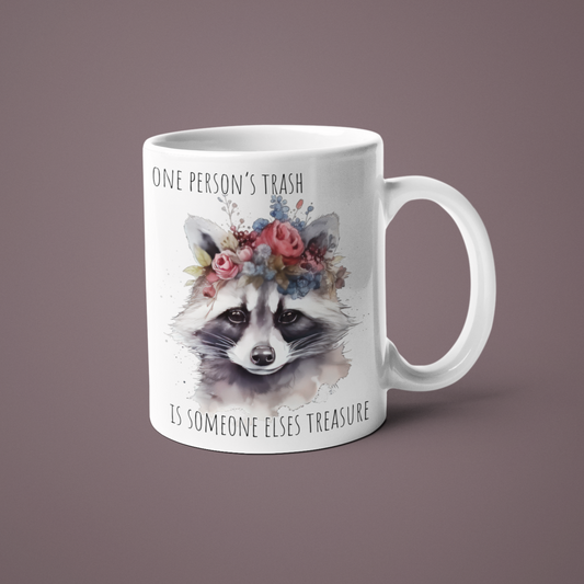 Raccoon One person's trash is someone else treasure quote mug tumbler collection gift set