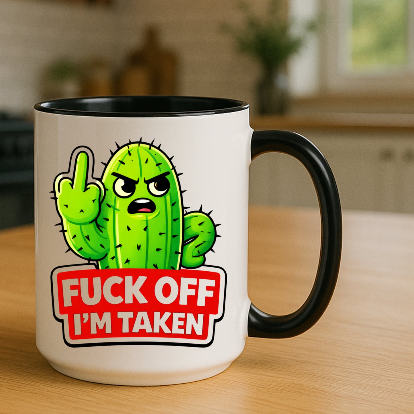 Fuck Off I’m Taken Mug or Tumbler | Funny Rude Valentine Gift for Couples