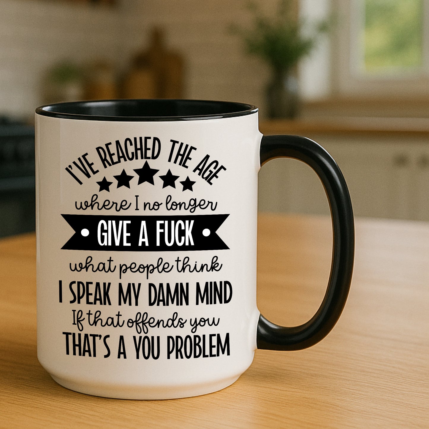 Give a Fck Rude Birthday Mug Funny Swear Word Coffee Mug | Adult Humour Gift