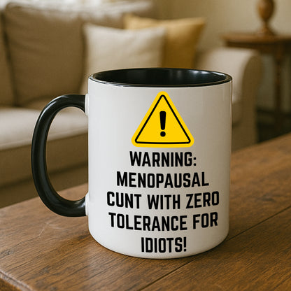 Funny Menopause Mug Rude Sweary Coffee Cup Gift for Women Friends Birthday Christmas
