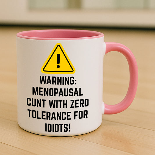 Funny Menopause Mug Rude Sweary Coffee Cup Gift for Women Friends Birthday Christmas