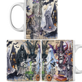 Witch, Zombie & Spooky Cauldron Disco Mug | Halloween Birthday Christmas Gift | Enchanting Scene | 11oz | UK