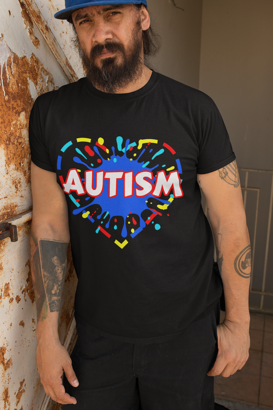 Autism colourful t-shirt