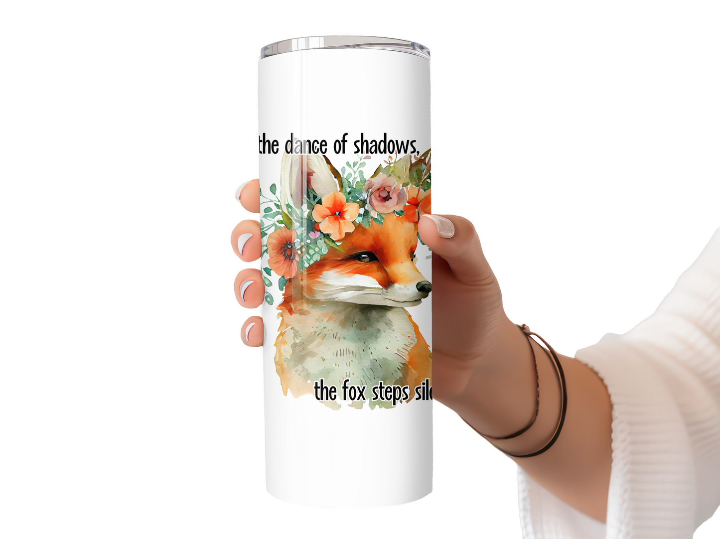 Fox quote mug tumbler coaster set for birthdays of Christmas