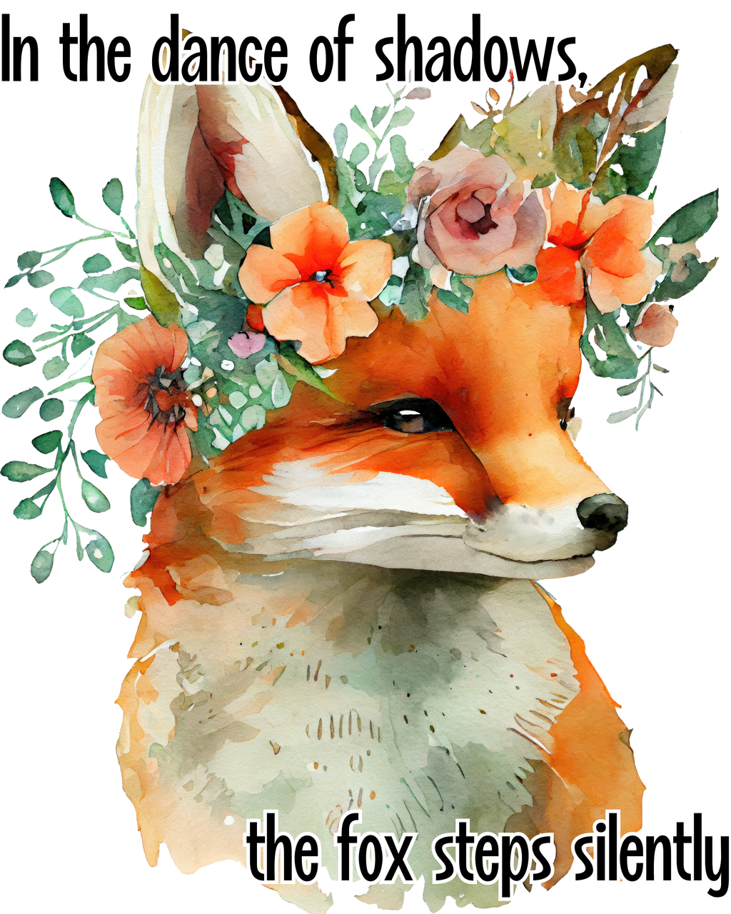 Fox quote mug tumbler coaster set for birthdays of Christmas