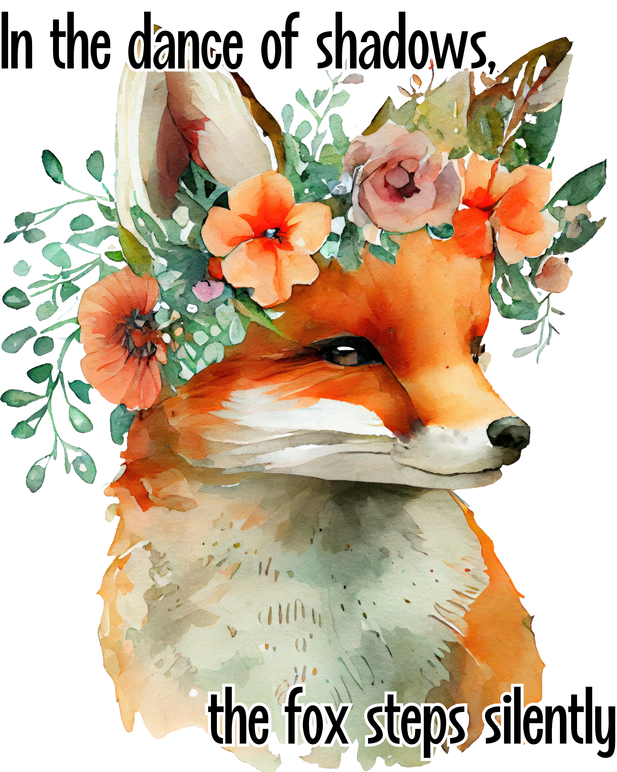 Fox quote mug tumbler coaster set for birthdays of Christmas