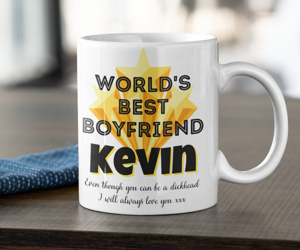 World’s Best Husband (Even Though He’s a Dickhead) Joke Mug