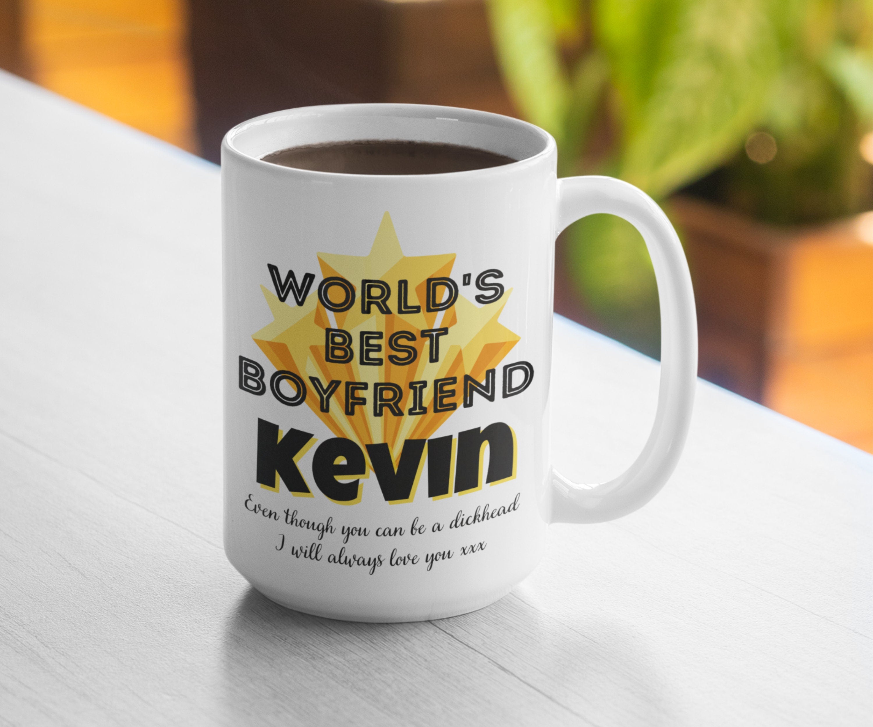 World's best boyfriend / husband even though you can be a dickhead I love you funny big mug