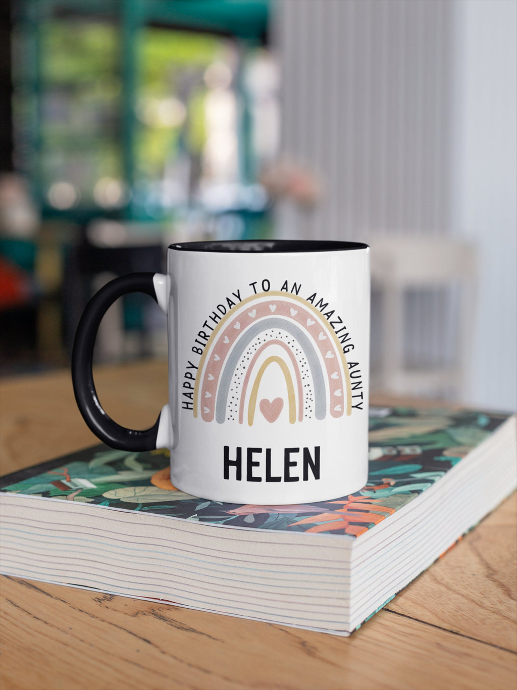 Happy birthday amazing aunty personalised coffee mug