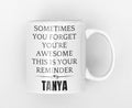YOU'RE AWESOME mug, Inspirational gift for friend, Inspirational mug, Personalised Mug