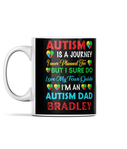 Autism dad personalised mug