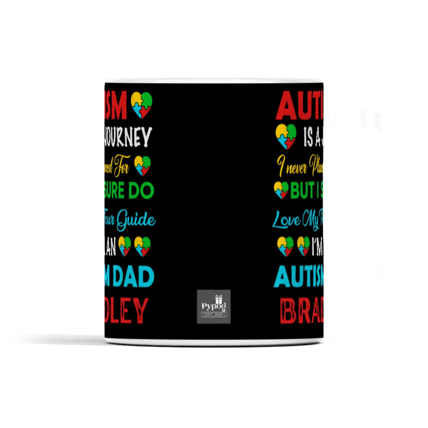 Autism dad personalised mug