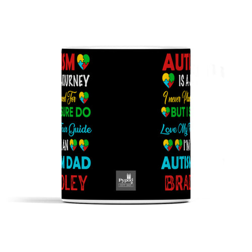 Autism dad personalised mug