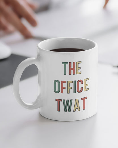 The office twat mug, coworker gift, colleague gift, work bestie gift