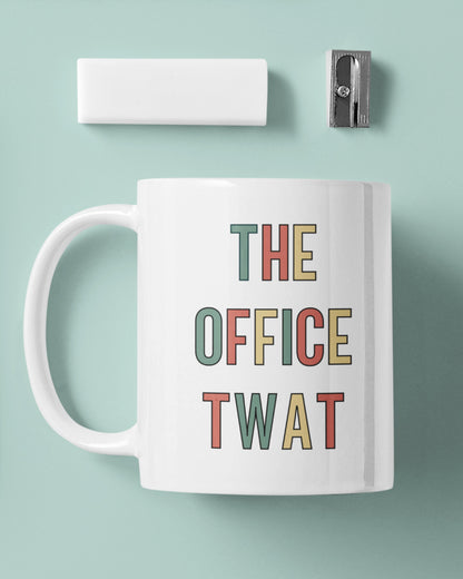 The office twat mug, coworker gift, colleague gift, work bestie gift