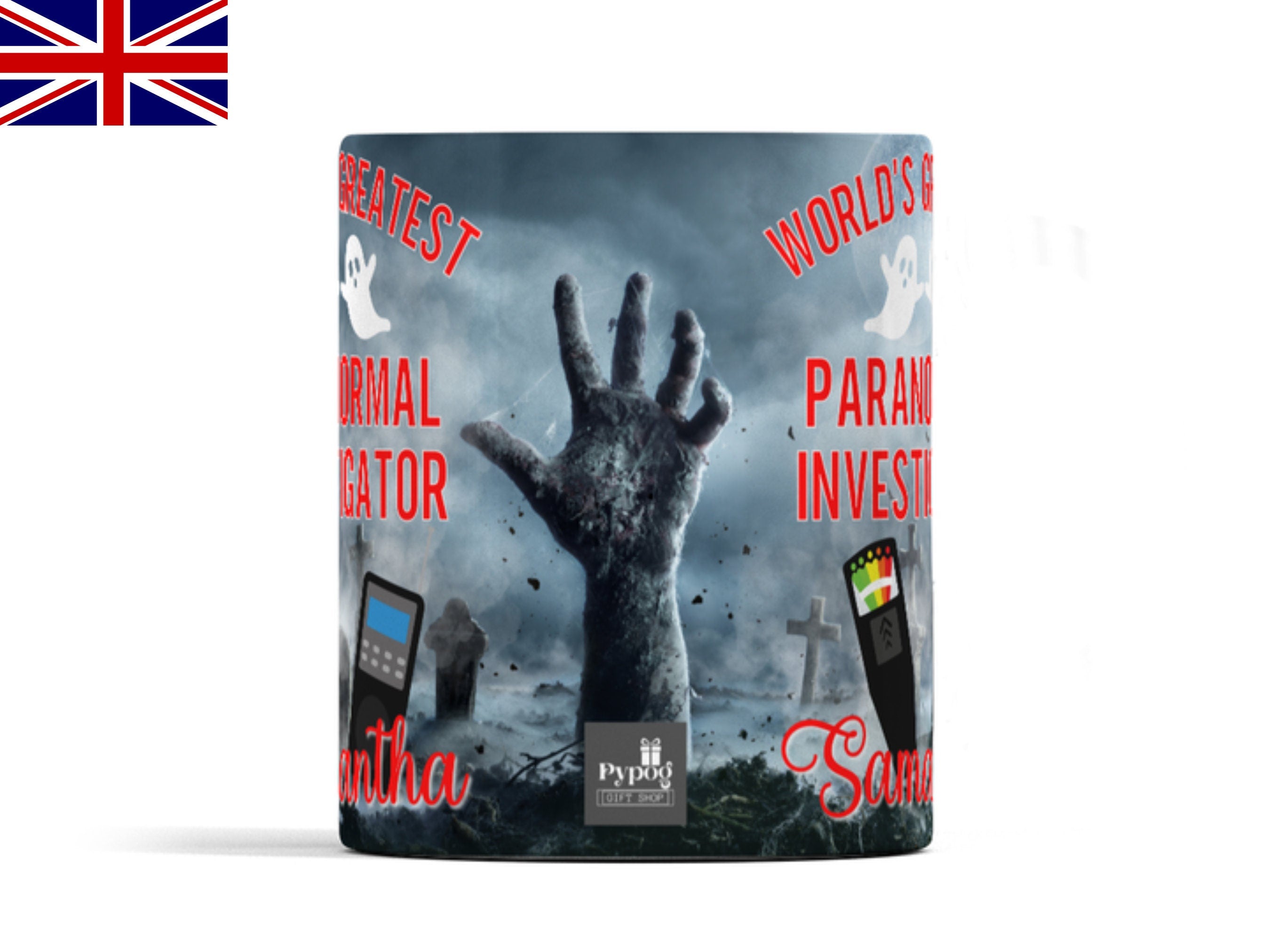 Personalised Paranormal Investigator Mug Ghost Hunting Gift
