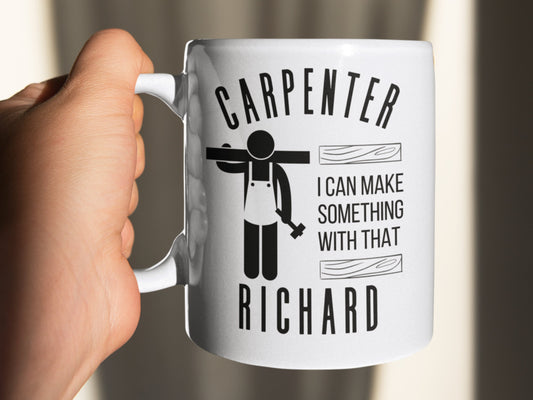 Carpenter coffee mug for him