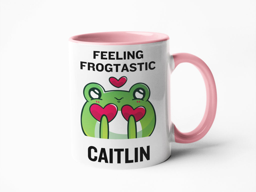 Feeling Frogtastic Frog Themed Personalised Mug