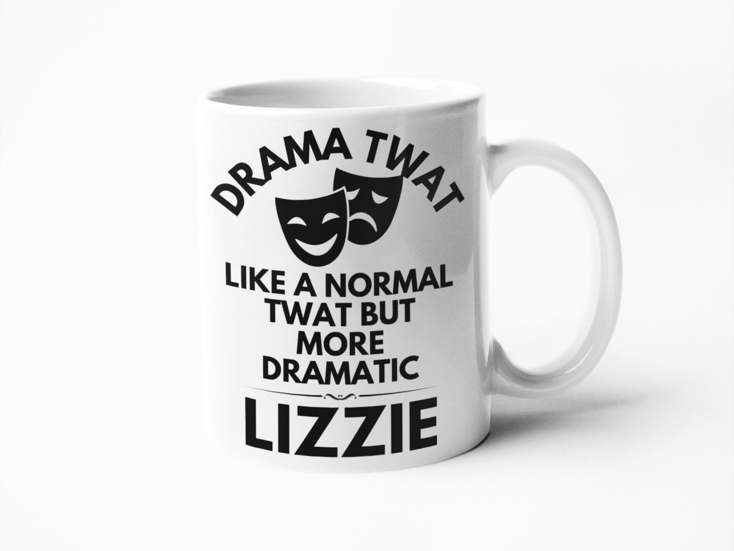 Drama Twat coffee mug theatre group mug