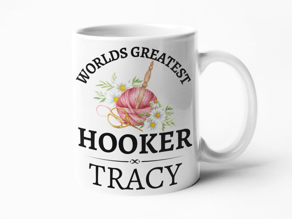 Hooker Funny crochet mug