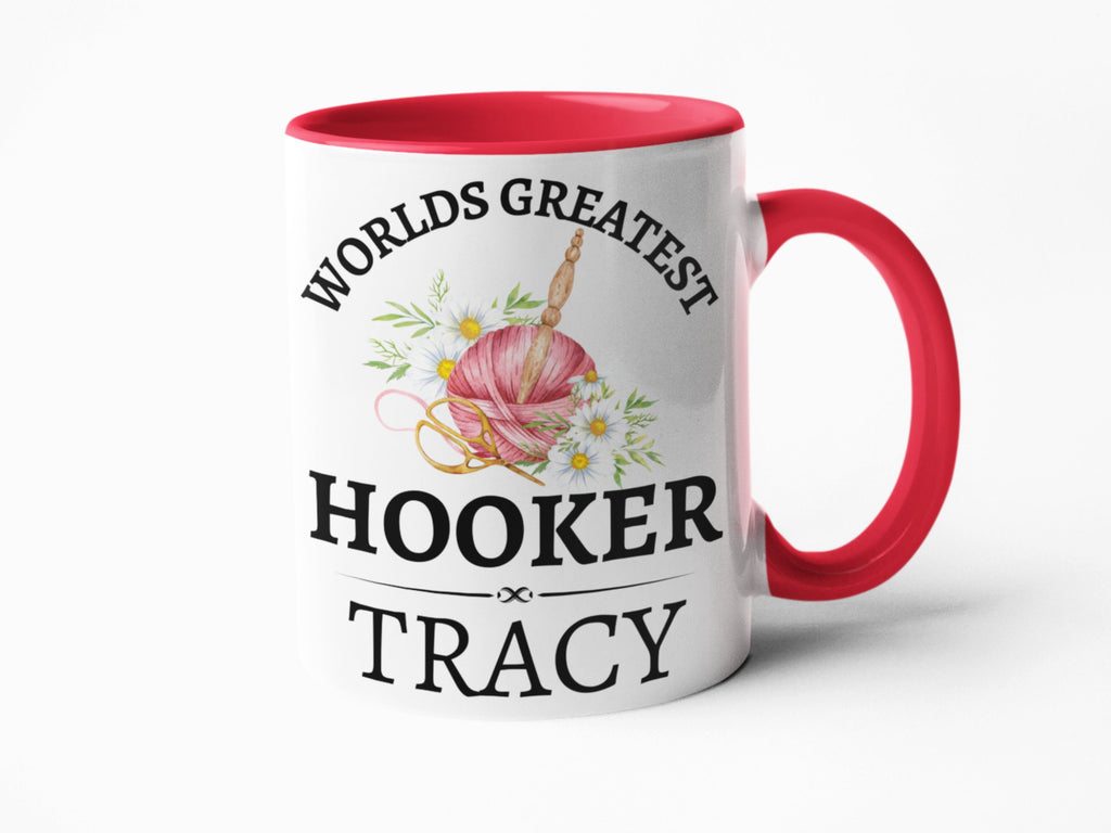 Hooker Funny crochet mug