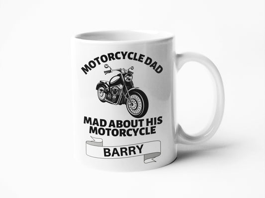 Motorcycle Dad Mug – Perfect Father's Day Gift for Bikers