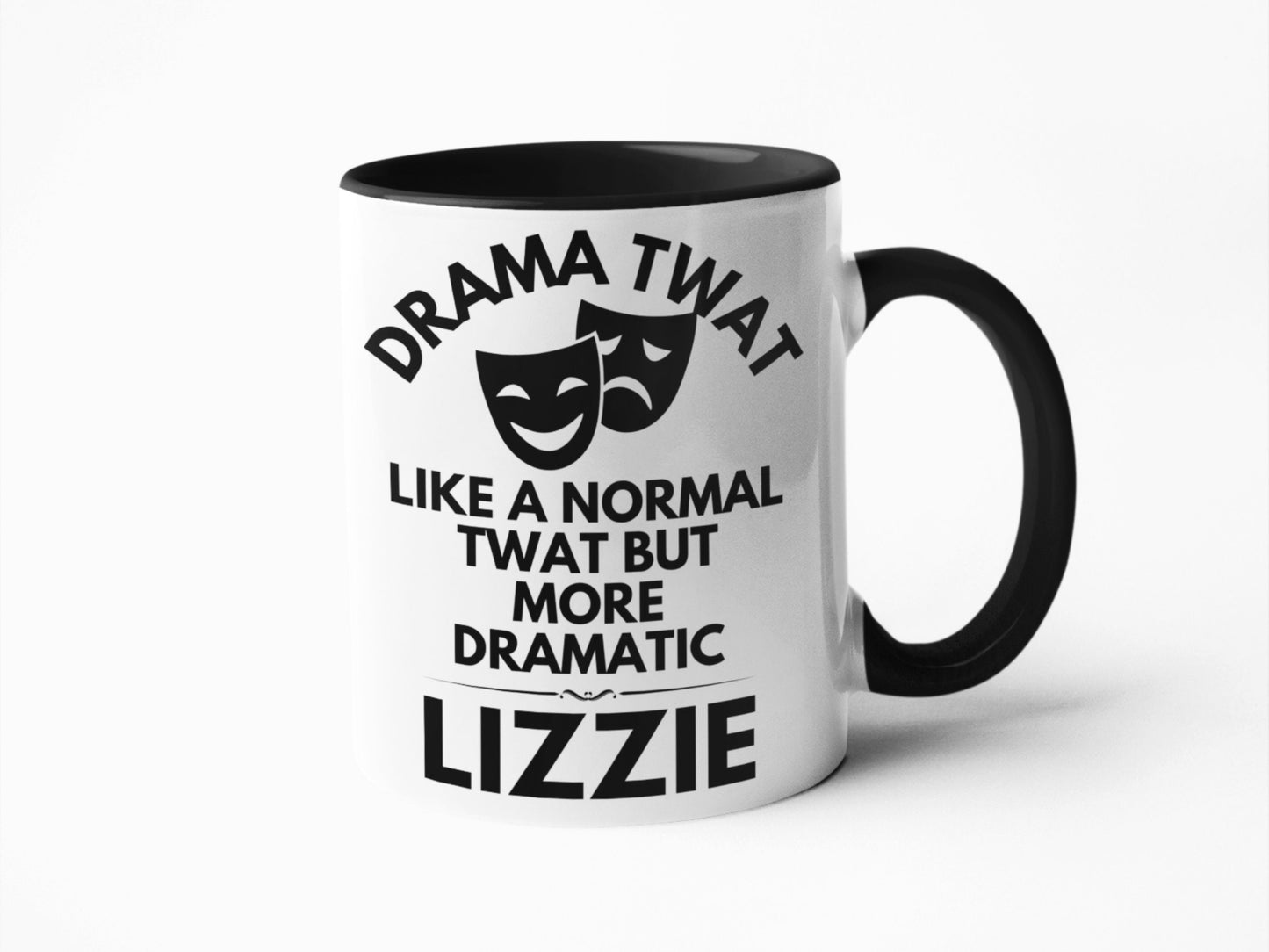 Drama Twat coffee mug theatre group mug