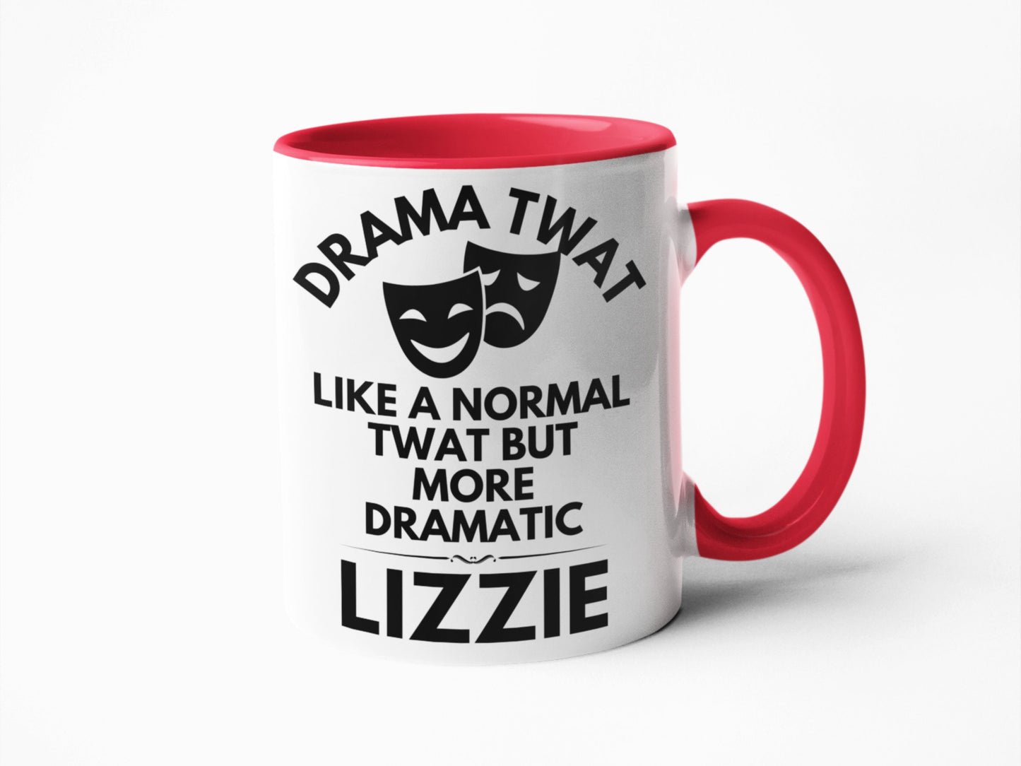 Drama Twat coffee mug theatre group mug